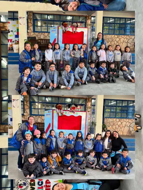 Función de títeres, a cargo de la fundación FUNDAJOVEN y asociación Volviendo a Soñar, en marco del proyecto de “El Pulp...