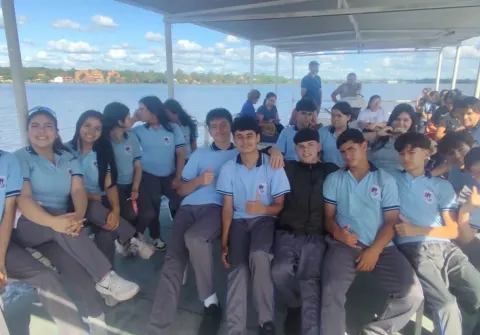 Salida Pedagógica Noveno Grado por San Bernardino y el Parque Cerro Hu, combinando paseo en bote por el Lago Ypacaraí co...