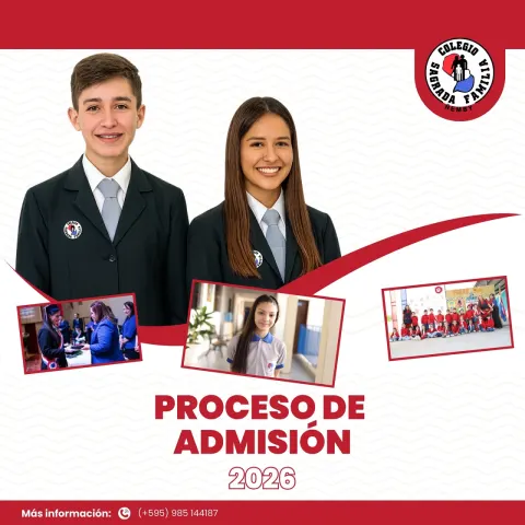 Proceso de Admisión 2026 – Colegio Sagrada Familia