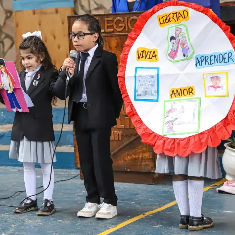 Cierre del Proyecto Ñe’ery, con los Alumnos del Primer y Sexto Grado Turno Mañana•