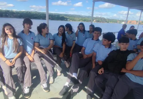 Salida Pedagógica Noveno Grado por San Bernardino y el Parque Cerro Hu, combinando paseo en bote por el Lago Ypacaraí co...