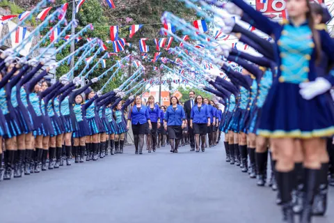 Desfile en Conmemoración de los 127 Años de la Fundación de la Ciudad de Ñemby