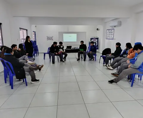 Taller: Salud mental adolescente, con los alumnos del Tercer Año Sección A y B a cargo de la Lic. Iris Villa
