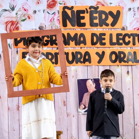 Cierre del Proyecto Ñe’ery con alumnos del 1°, 2° y 3° grado Turno Tarde y Segundo Grado Turno Mañana