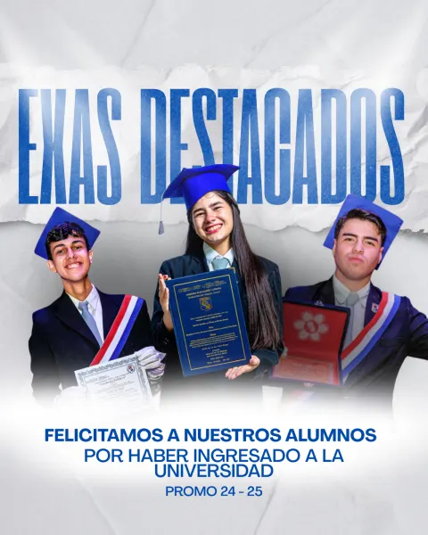 Muchas Felicidades a nuestros Ex Alumnos
