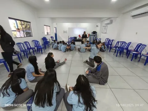 Taller de Educación Psicoafectiva con los alumnos del Octavo grado