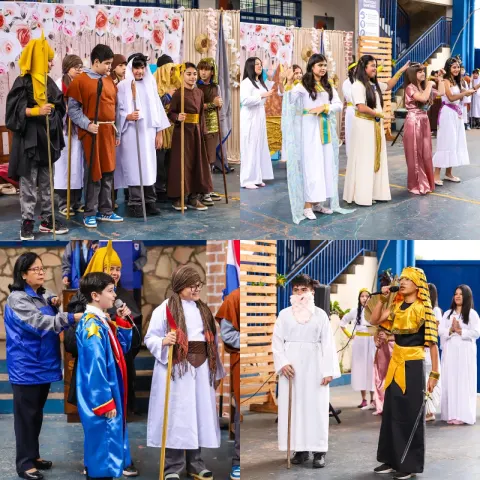 Cierre del Proyecto Ñe’ery, con los Alumnos del Primer y Sexto Grado Turno Mañana•