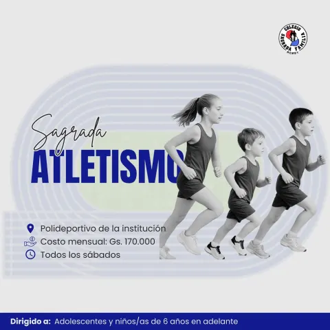¡El atletismo es una excelente forma de mantenerse activo, es un deporte completo que desarrolla la fuerza, la velocidad...