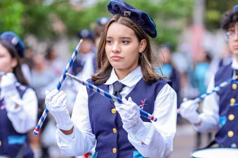 Desfile en Conmemoración de los 127 Años de la Fundación de la Ciudad de Ñemby