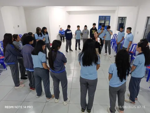 Taller de Educación Psicoafectiva con los alumnos del Octavo grado