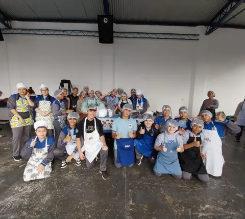 Proyecto Chipá Apó con alumnos del Séptimo, Octavo y Noveno Grado