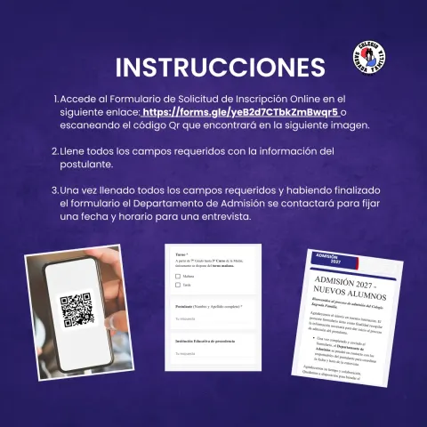 ¡Te invitamos a formar parte de nuestra gran familia educativa!