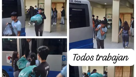 En el marco de las Justas Deportivas , los alumnos realizaron una noble campaña de solidaridad recolectando víveres con…