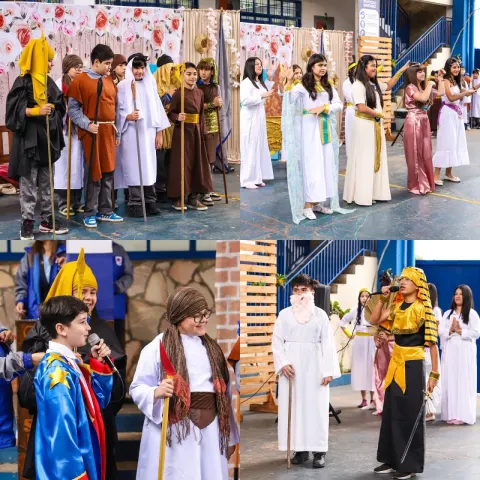 Cierre del Proyecto Ñe’ery, con los Alumnos del Primer y Sexto Grado Turno Mañana•