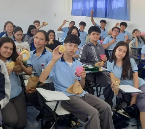 Proyecto Chipá Apó con alumnos del Séptimo, Octavo y Noveno Grado